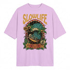 Slow Life Oversize Tişört