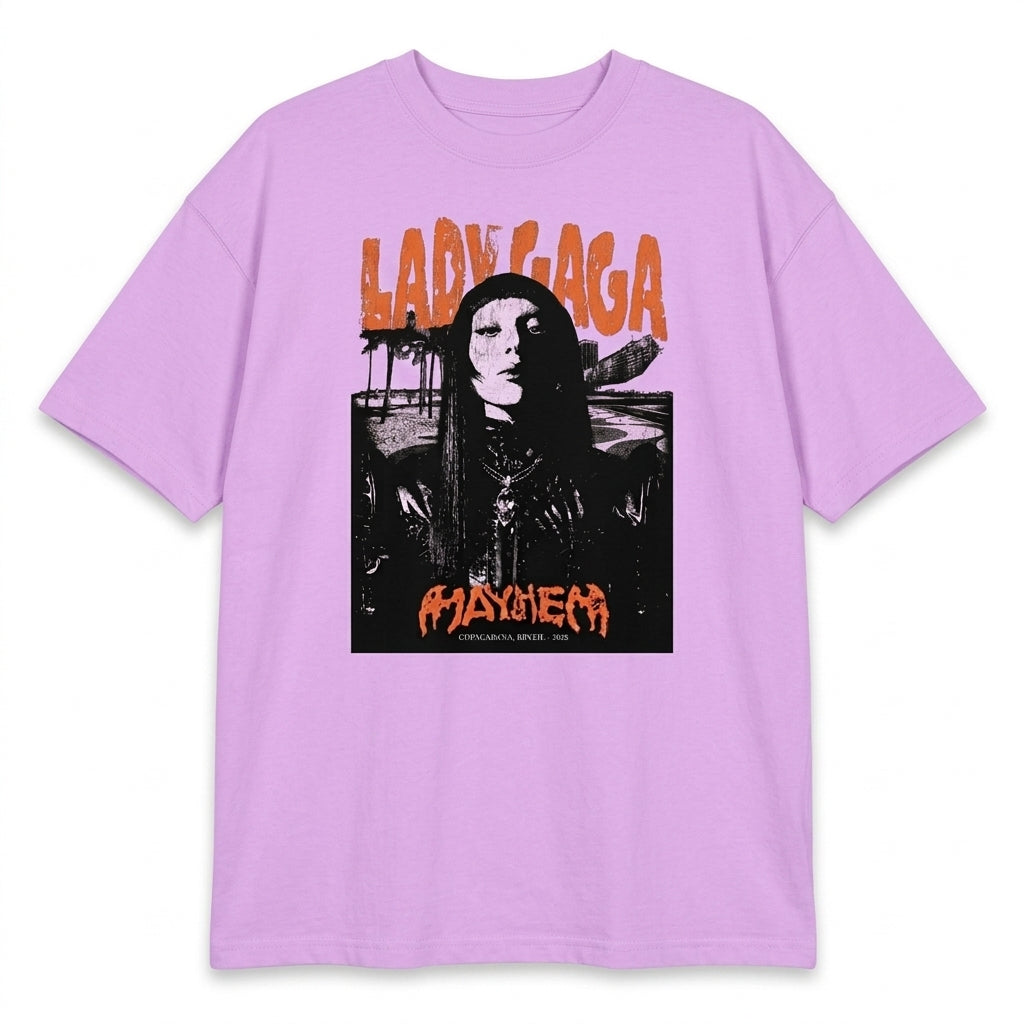 Lady Gaga Oversize Tişört