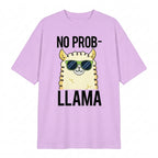 No Prob-llama Oversize Tişört
