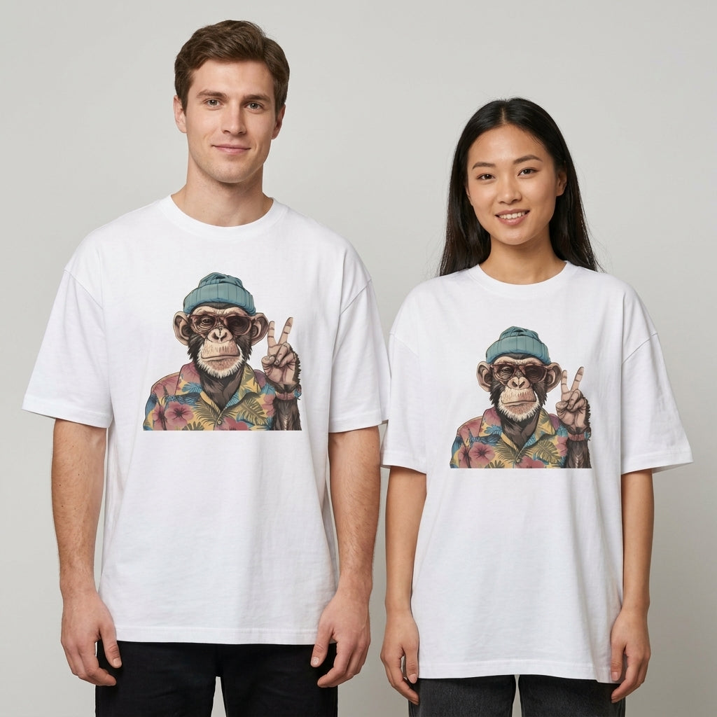 Free Monkey Oversize Tişört