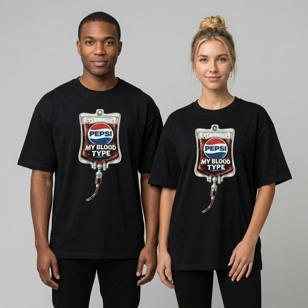 Pepsi Blood Oversize Tişört