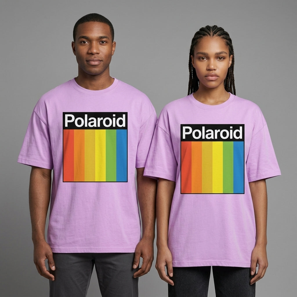 Polaroid Oversize Tişört