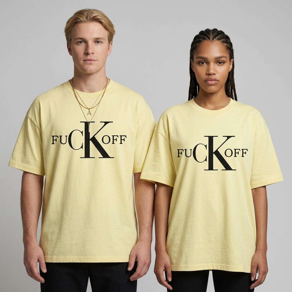 F Off Oversize Tişört