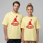 Just Do It Tomorrow Oversize Tişört