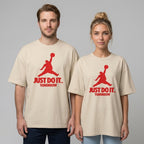Just Do It Tomorrow Oversize Tişört