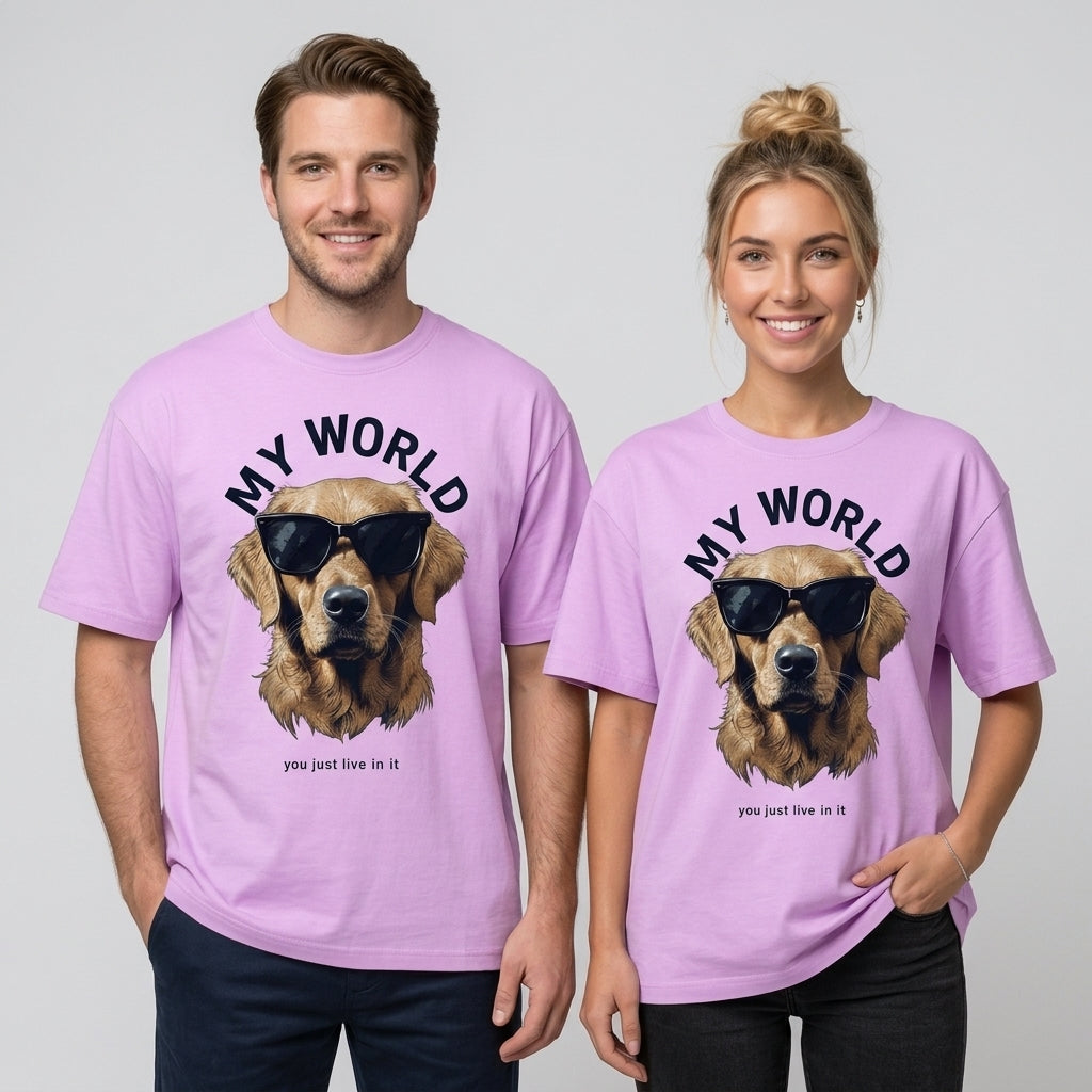 Dog World Oversize Tişört