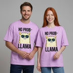 No Prob-llama Oversize Tişört