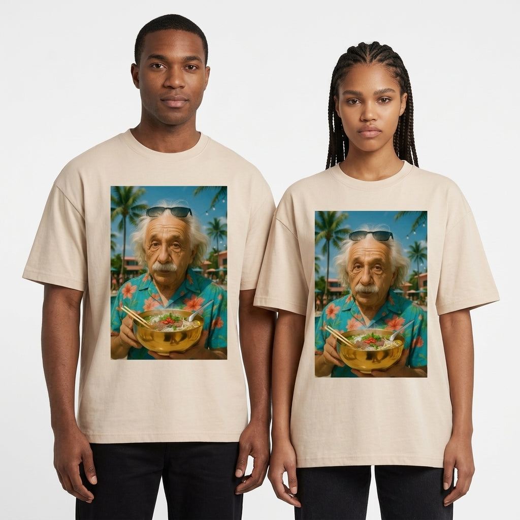 Einstein Oversize Tişört