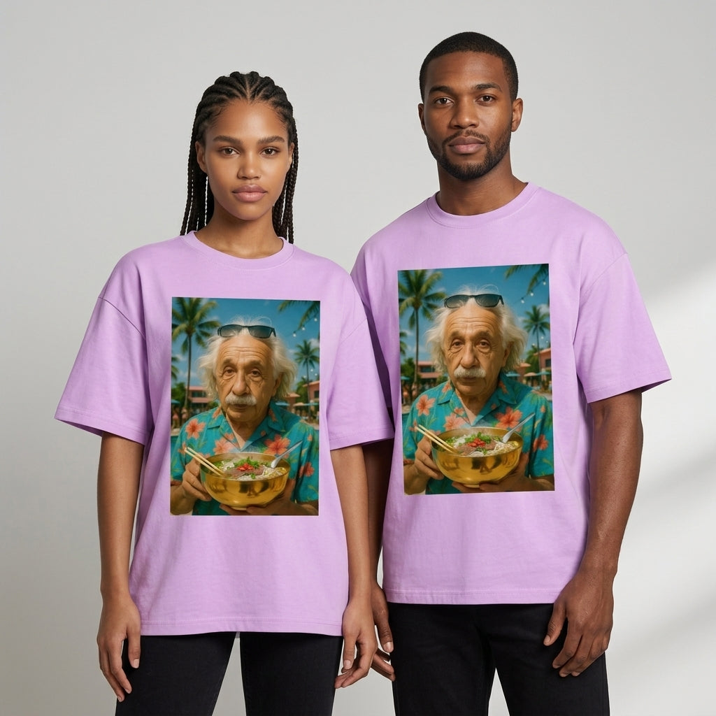 Einstein Oversize Tişört