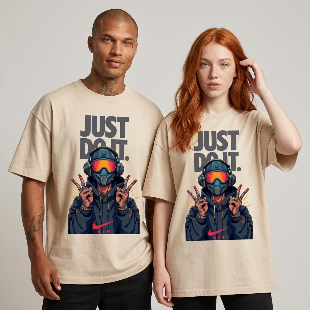 Just Do It Oversize Tişört