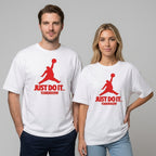 Just Do It Tomorrow Oversize Tişört
