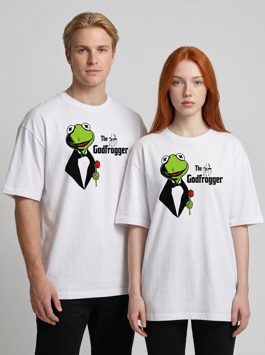 The Godfrogger Oversize Tişört