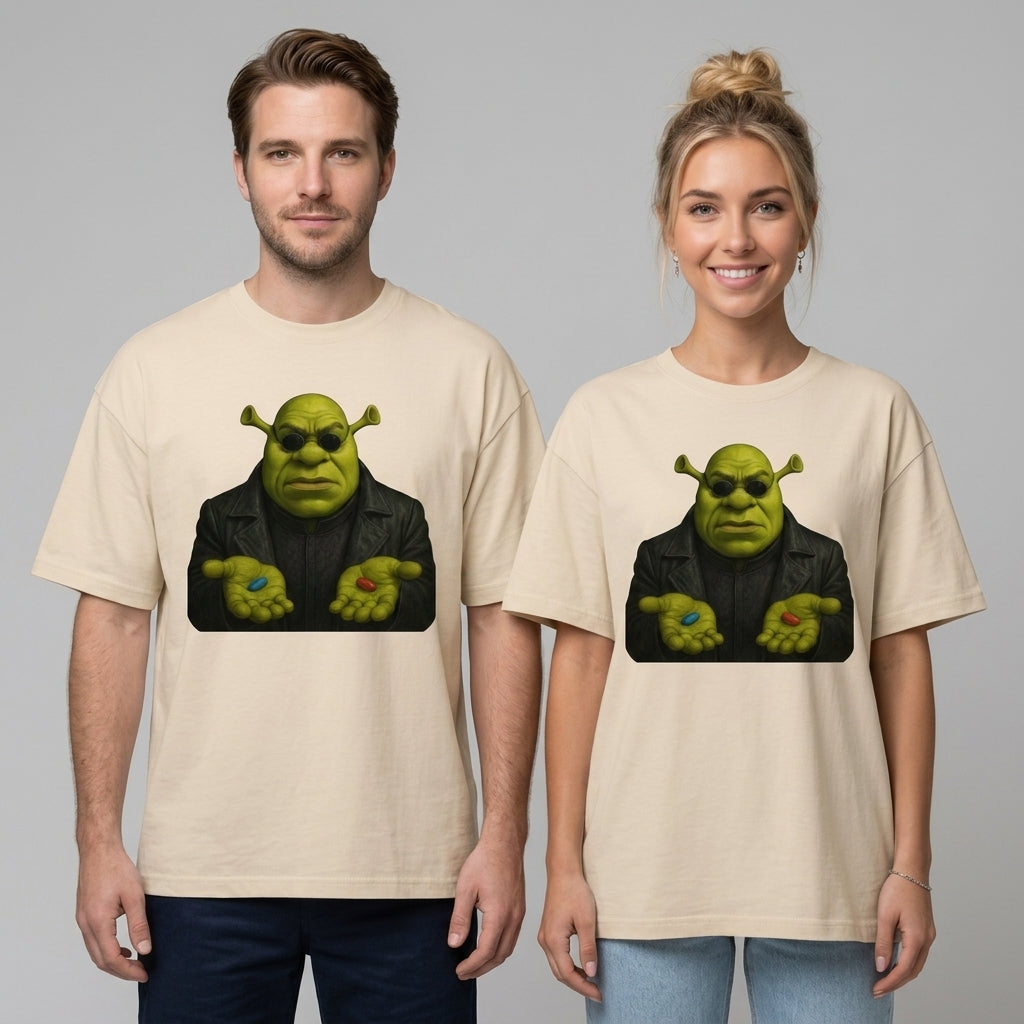 Shrek Matrix Oversize Tişört