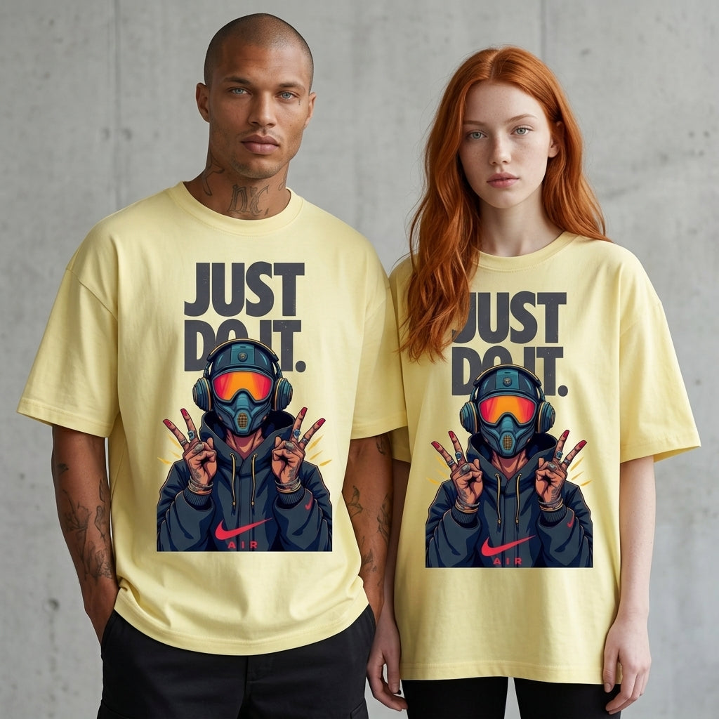 Just Do It Oversize Tişört