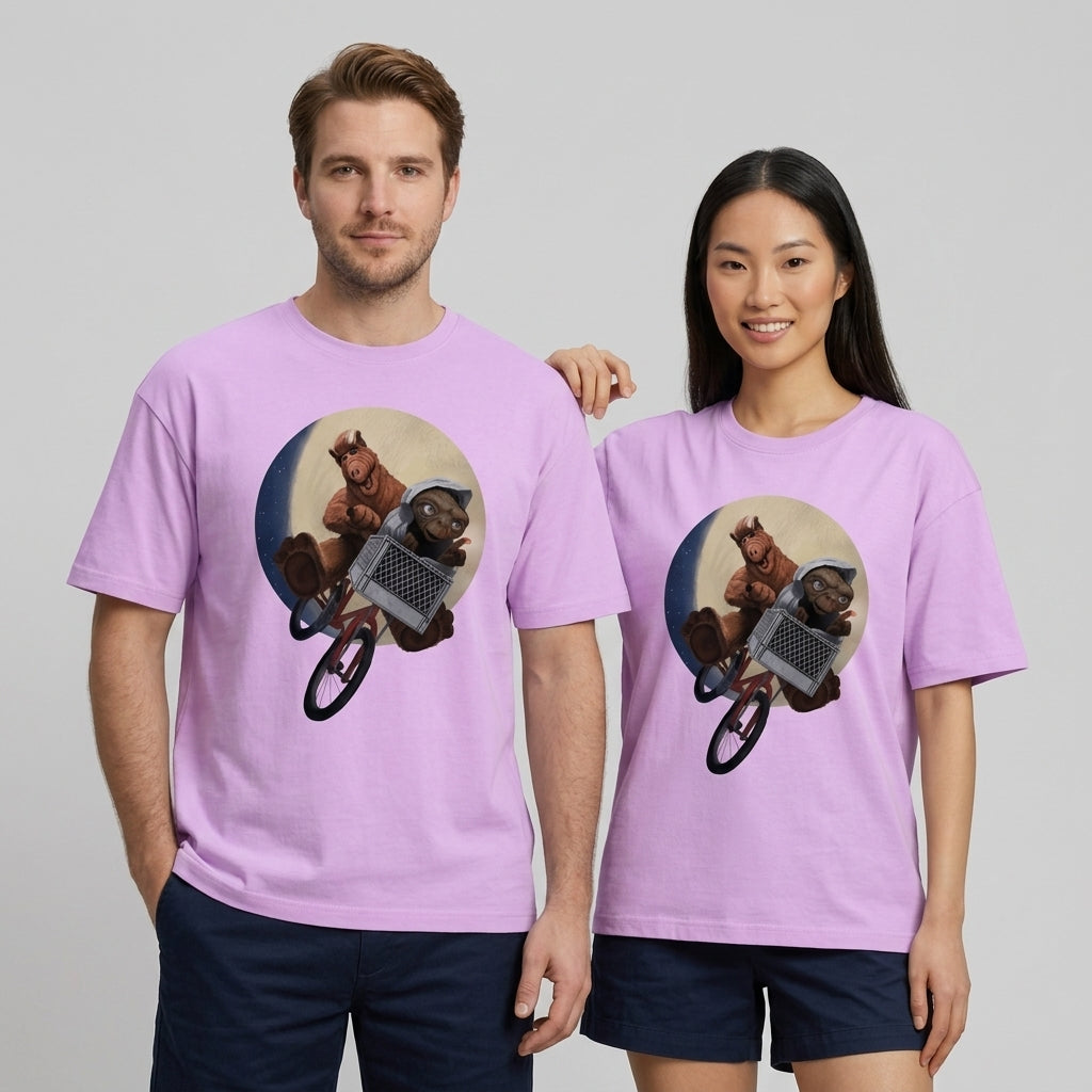 Alf & ET Oversize Tişört