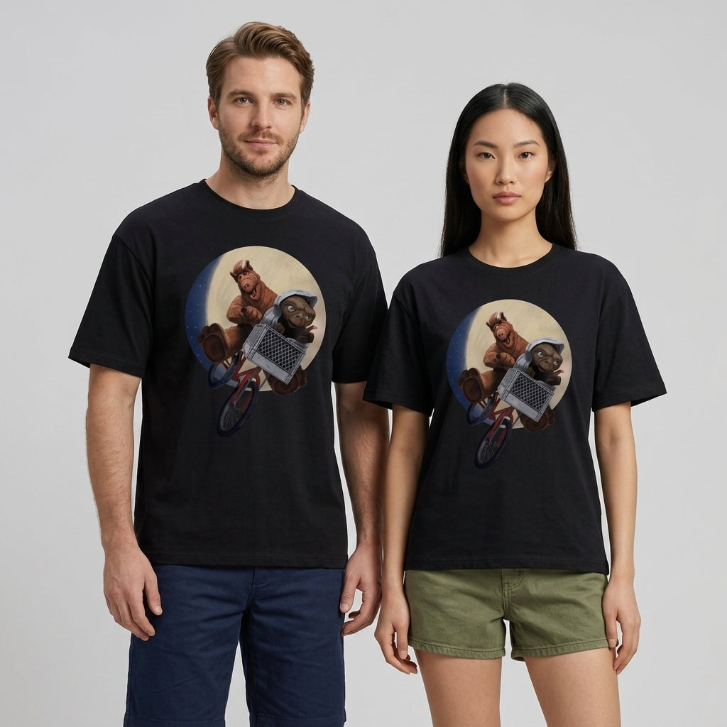 Alf & ET Oversize Tişört