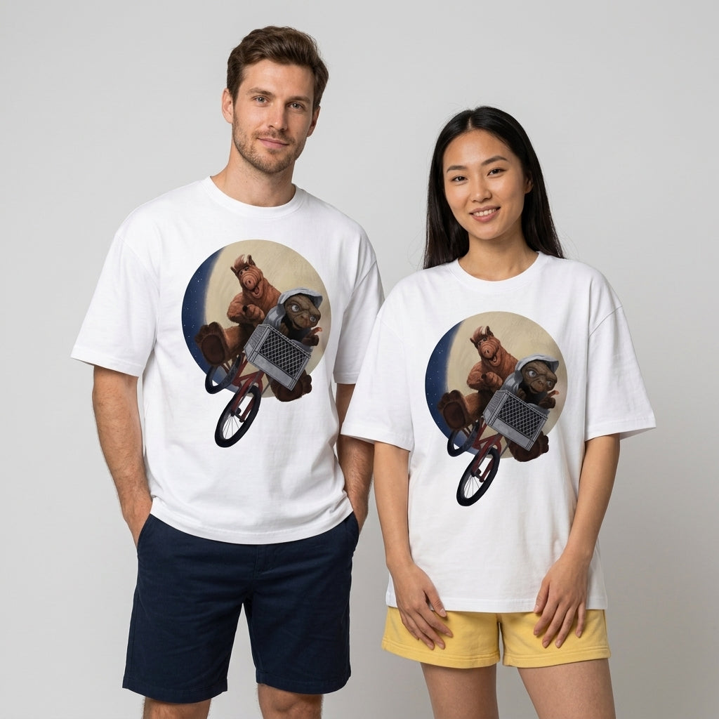 Alf & ET Oversize Tişört