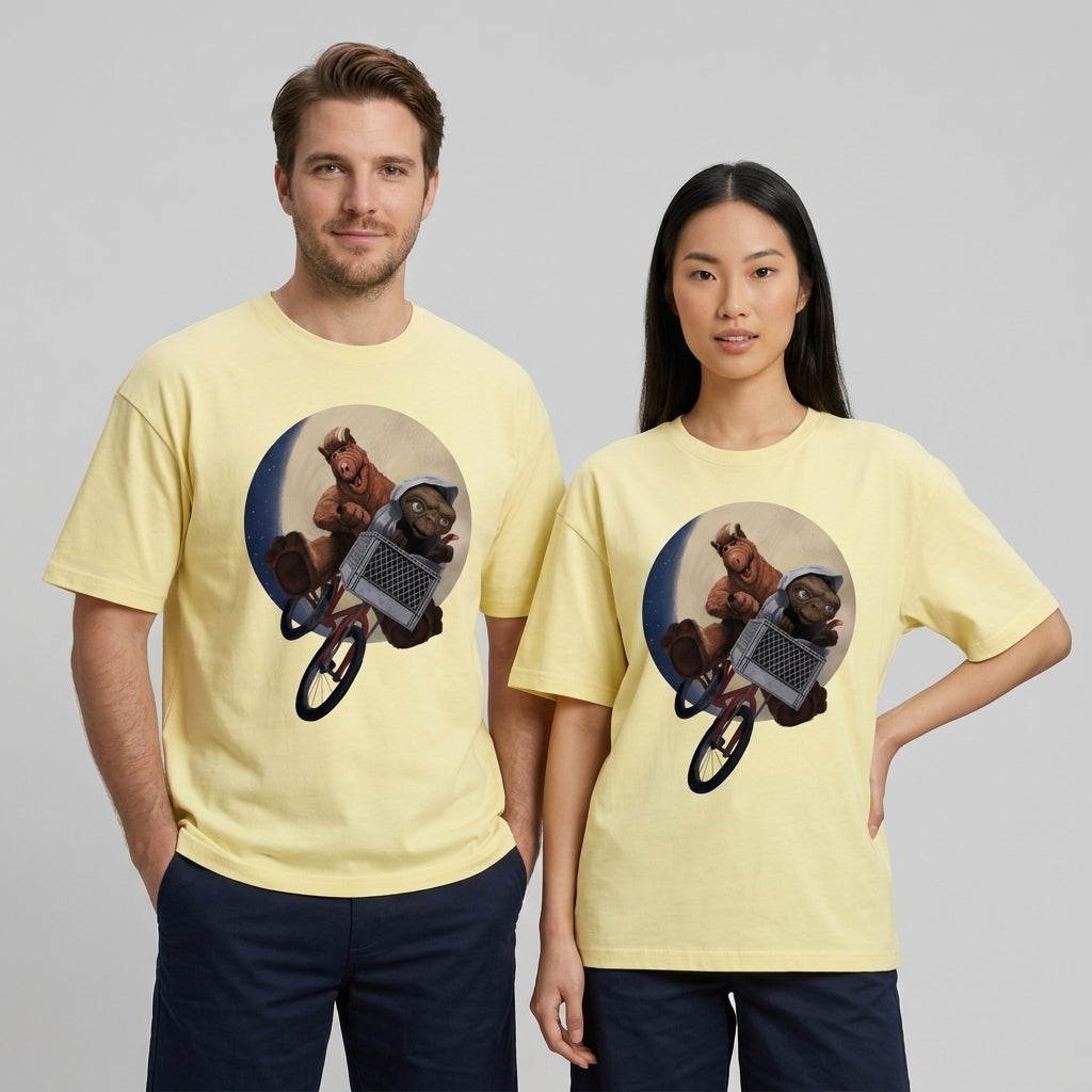Alf & ET Oversize Tişört