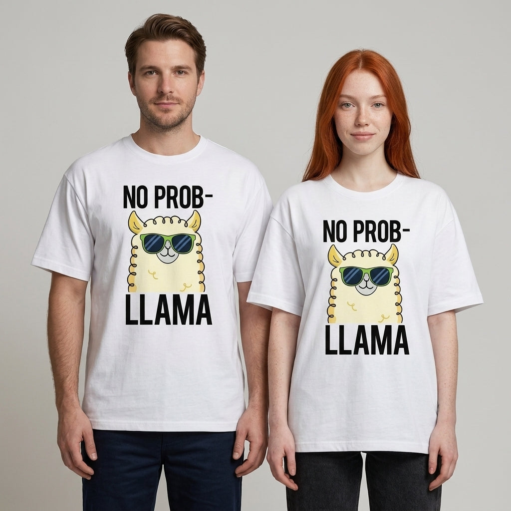No Prob-llama Oversize Tişört
