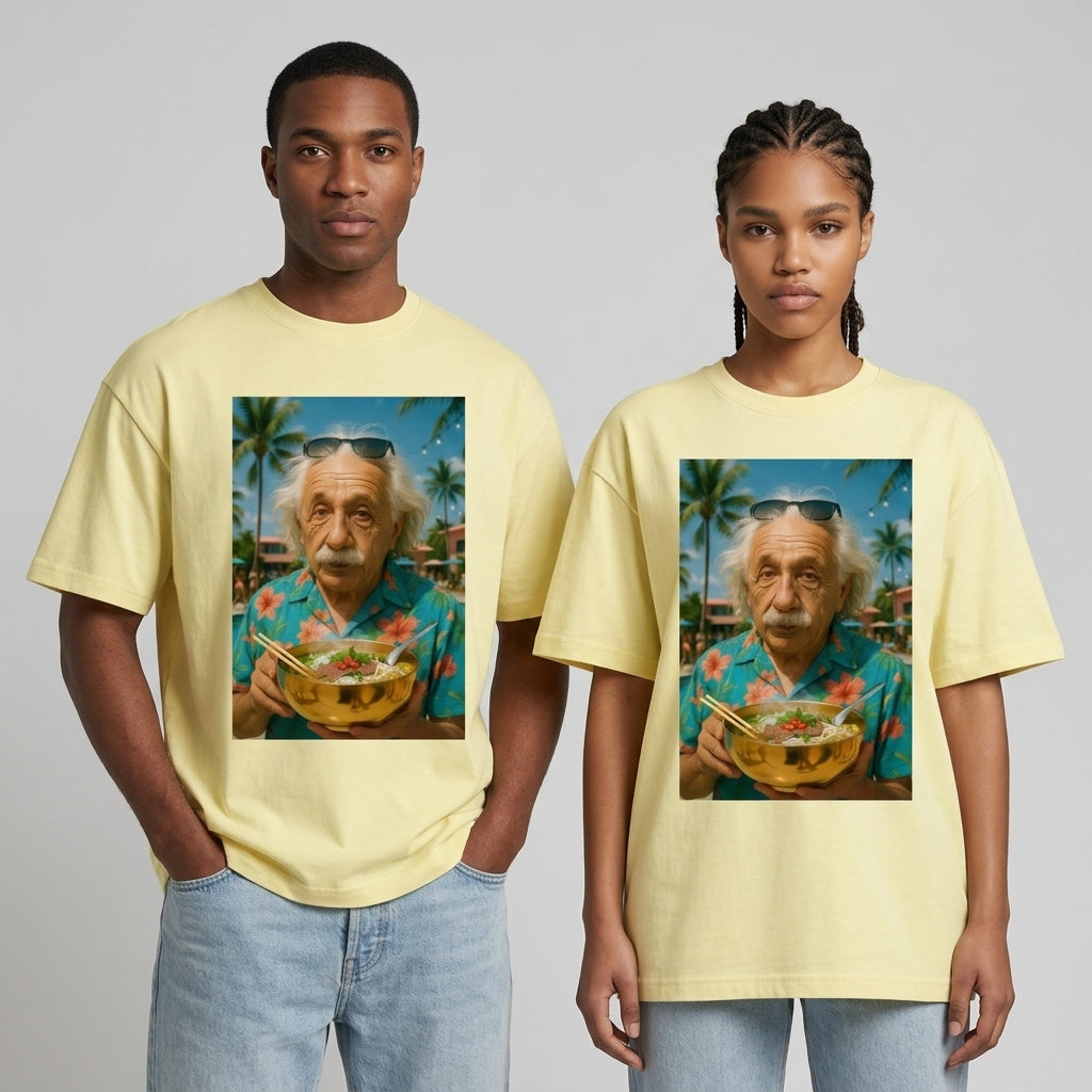 Einstein Oversize Tişört