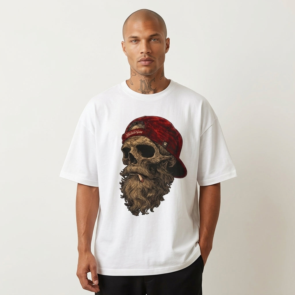 Skull Oversize Tişört