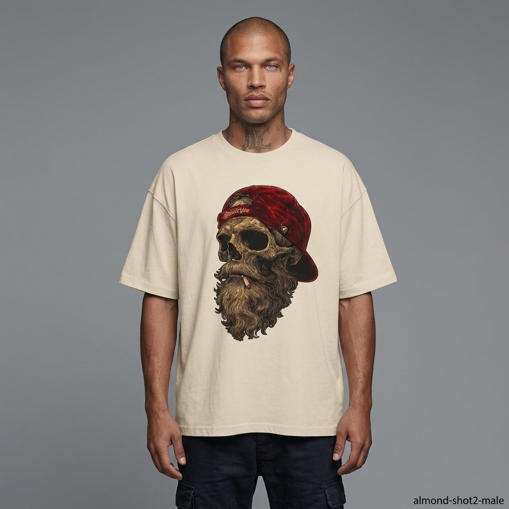 Skull Oversize Tişört