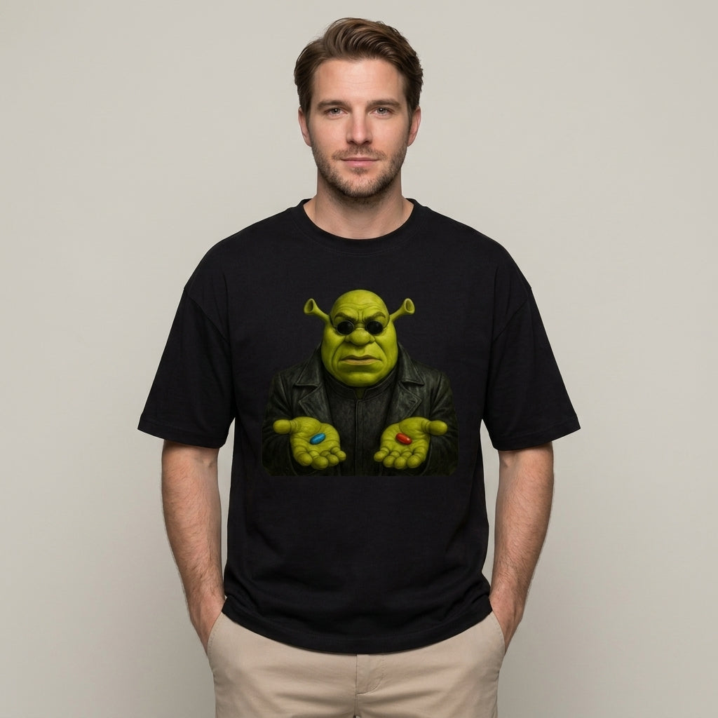 Shrek Matrix Oversize Tişört