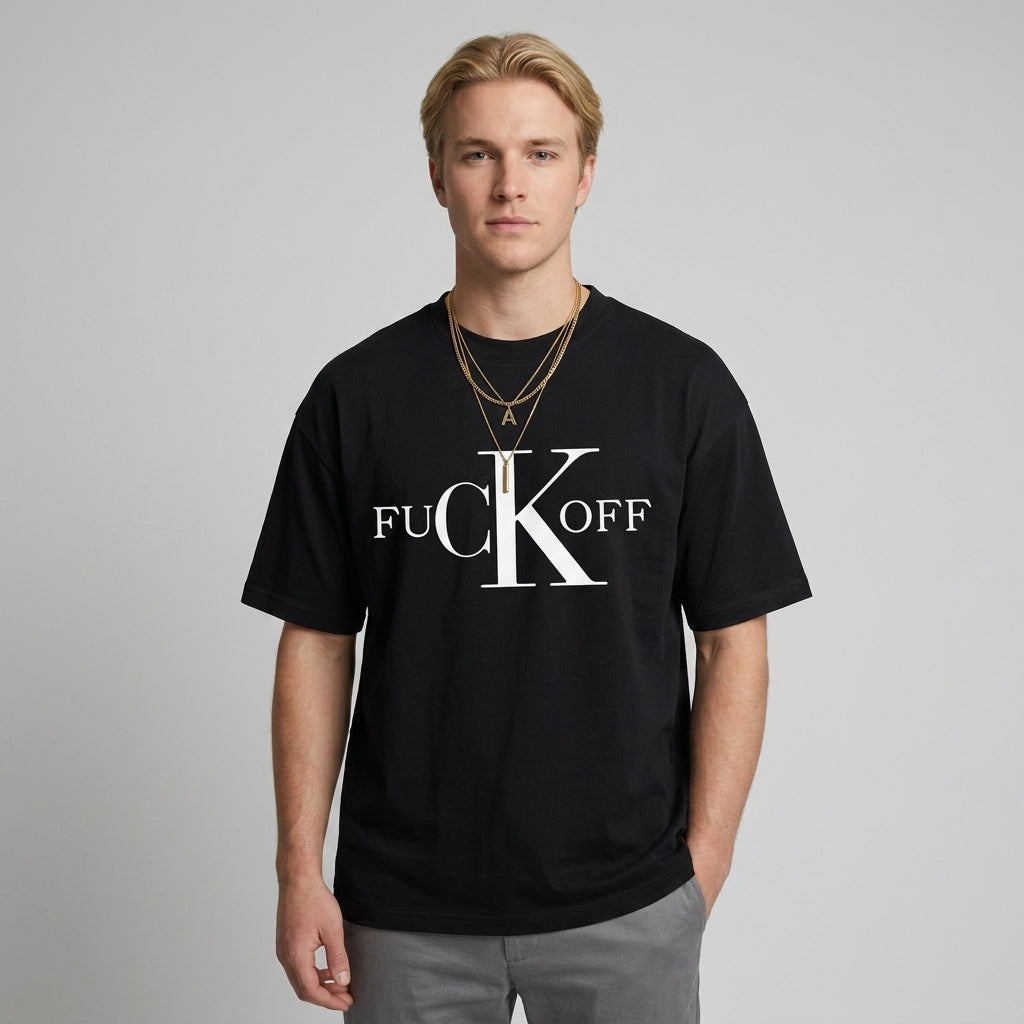 F Off Oversize Tişört
