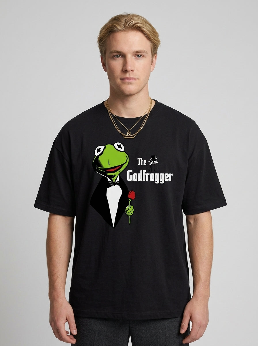 The Godfrogger Oversize Tişört
