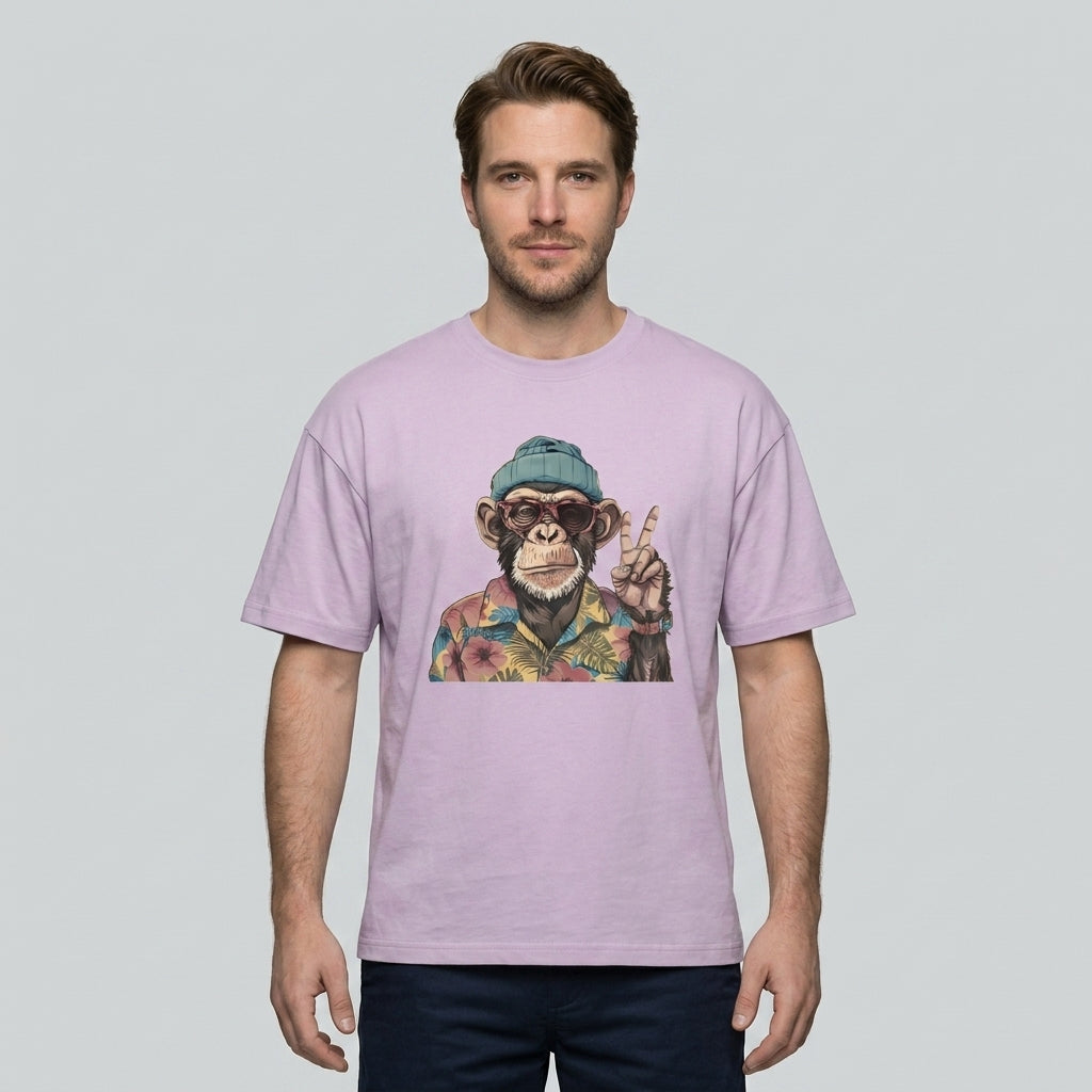 Free Monkey Oversize Tişört