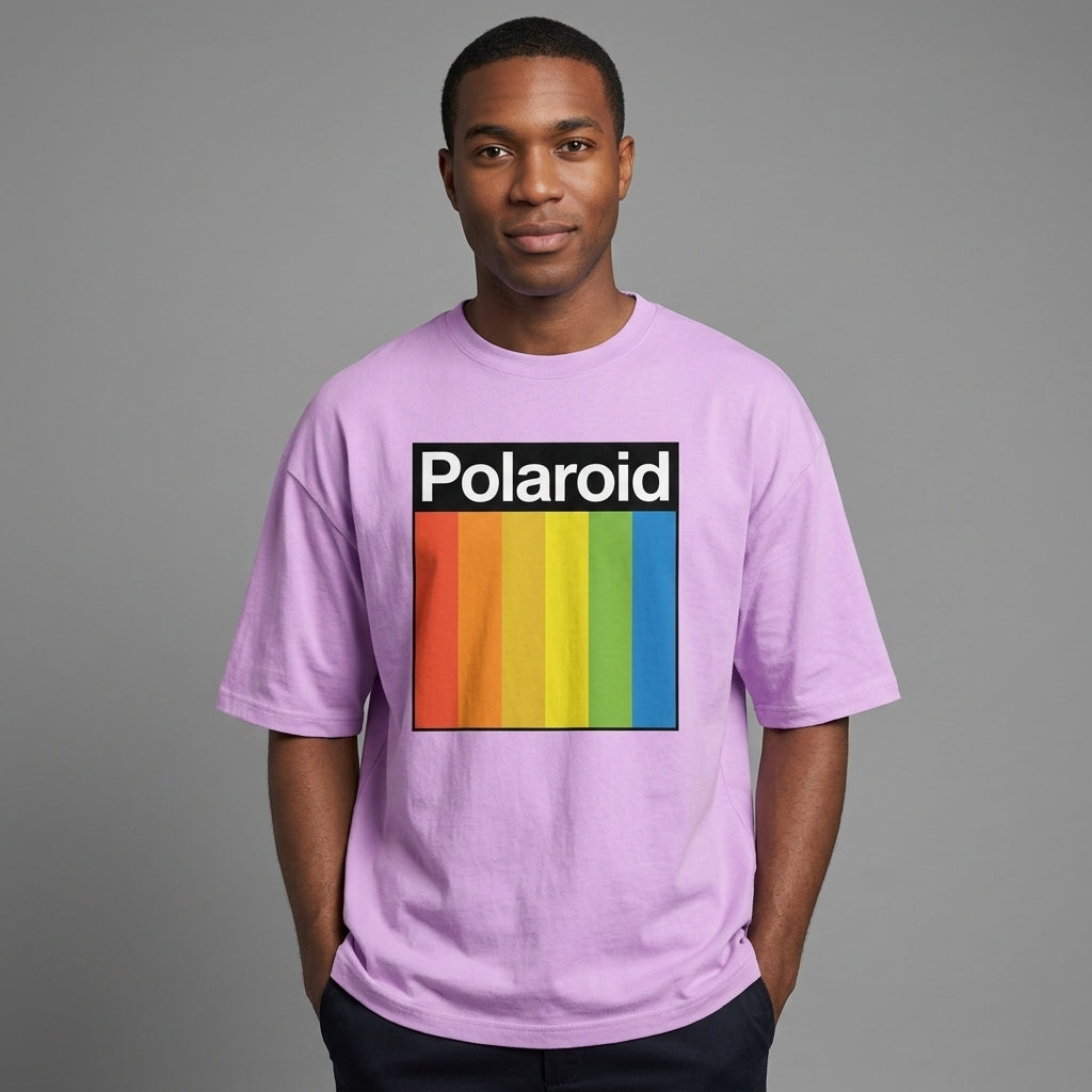 Polaroid Oversize Tişört