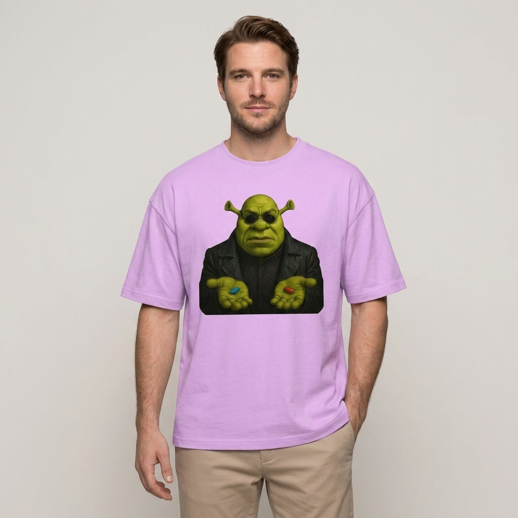Shrek Matrix Oversize Tişört