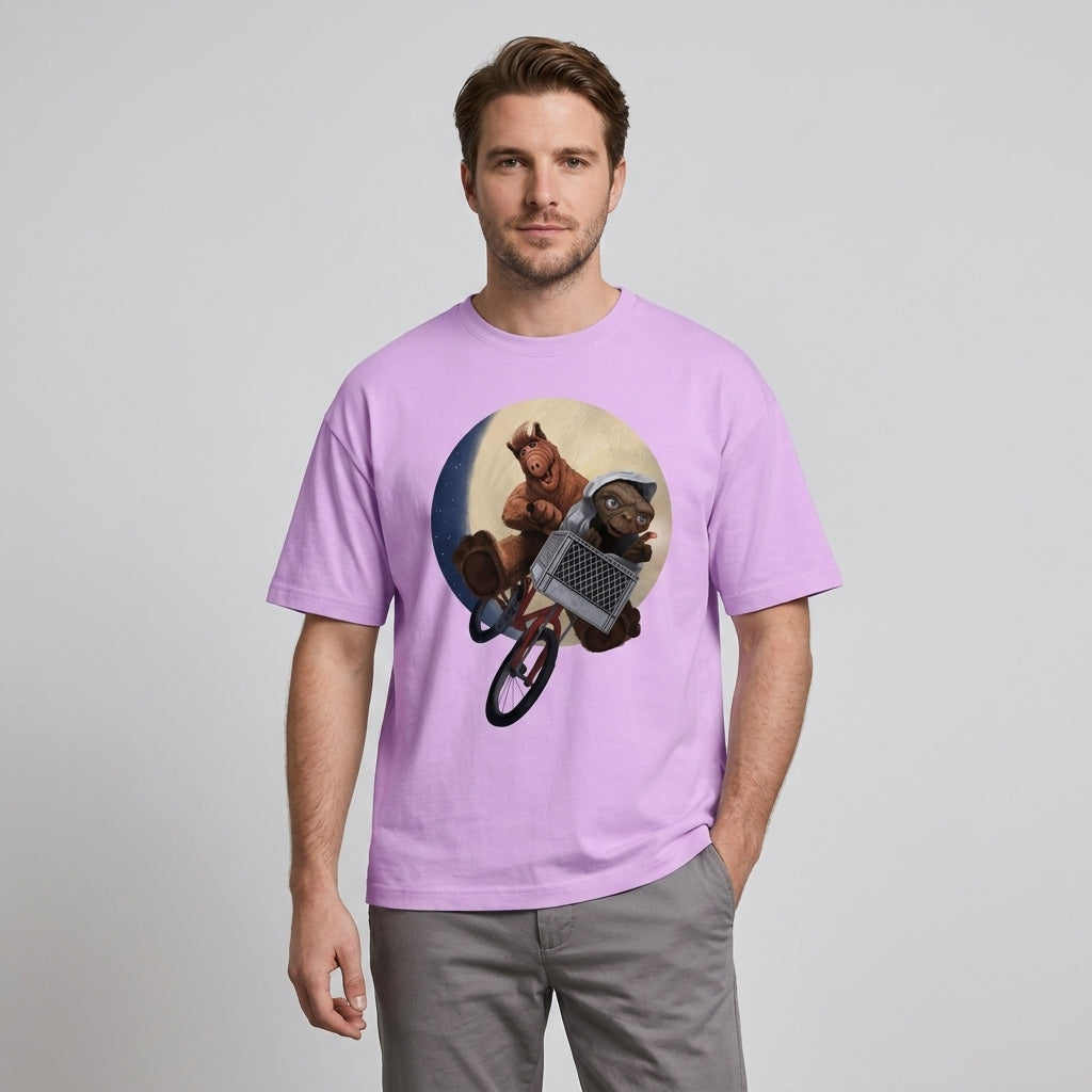 Alf & ET Oversize Tişört