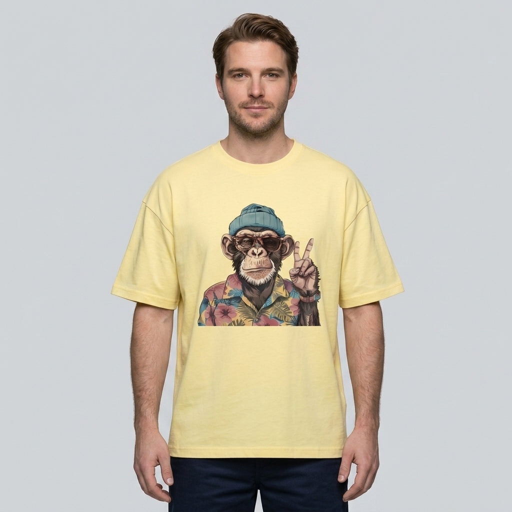 Free Monkey Oversize Tişört