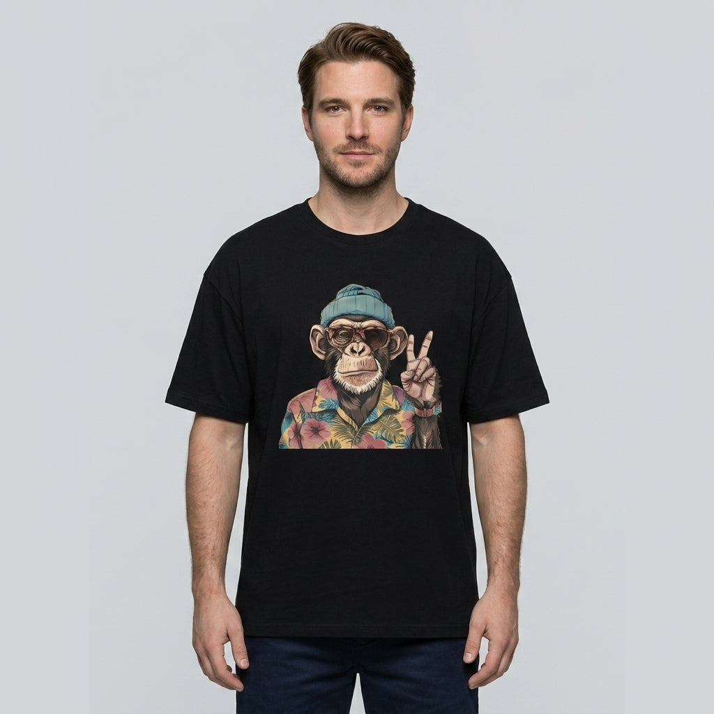 Free Monkey Oversize Tişört