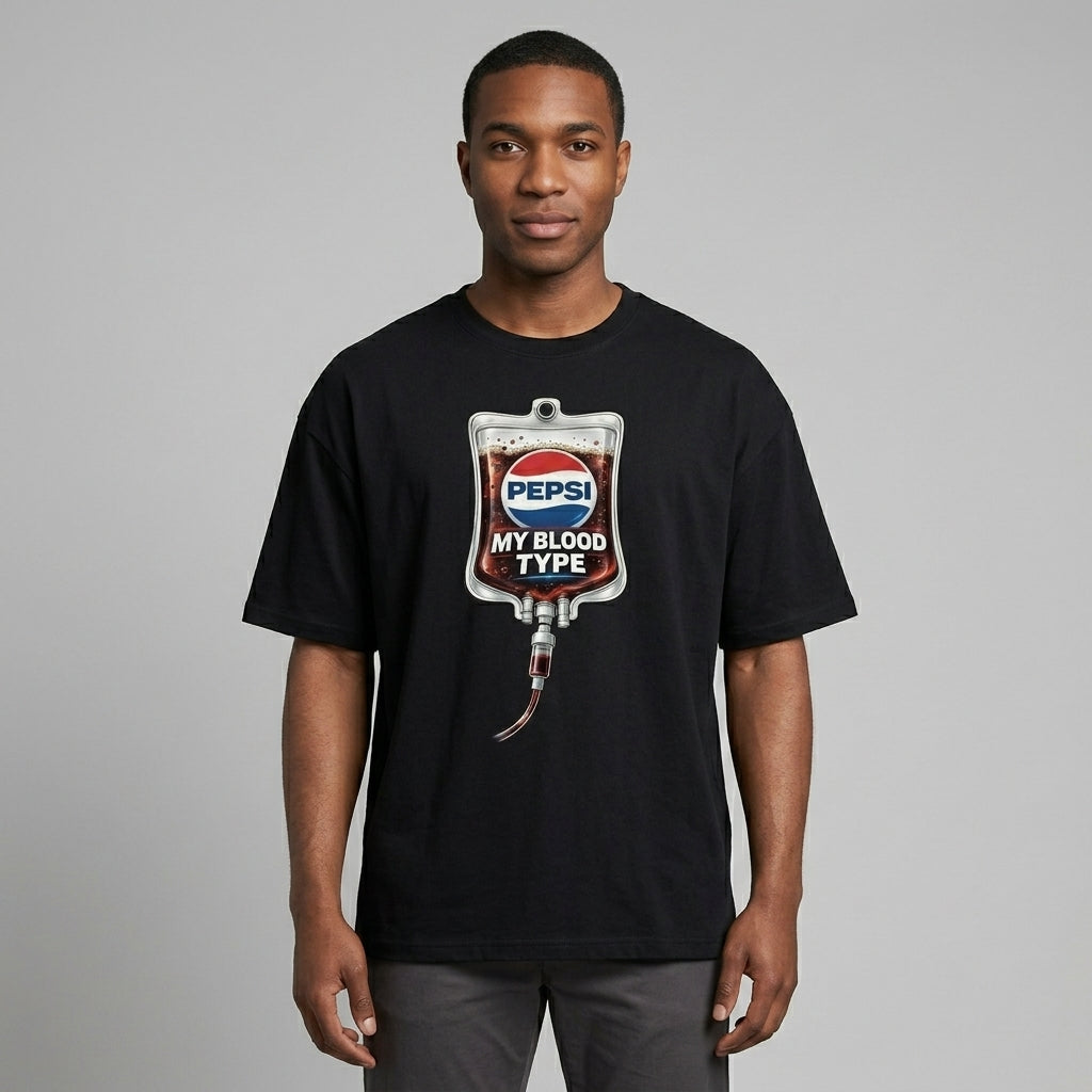 Pepsi Blood Oversize Tişört