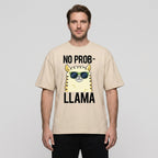 No Prob-llama Oversize Tişört