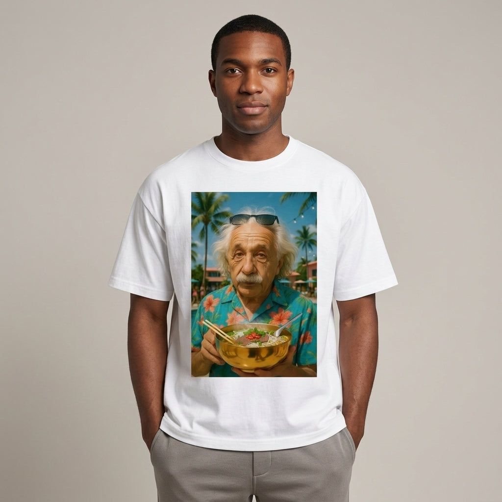 Einstein Oversize Tişört