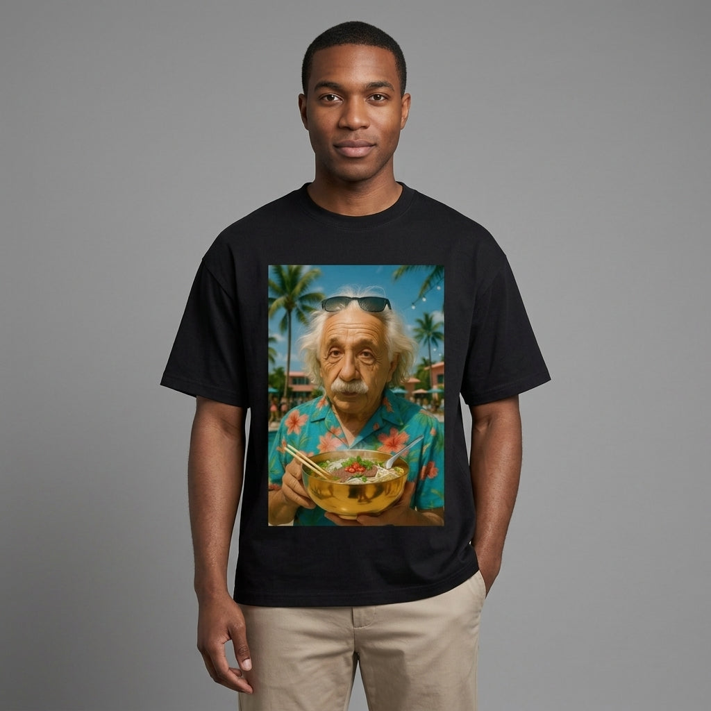 Einstein Oversize Tişört