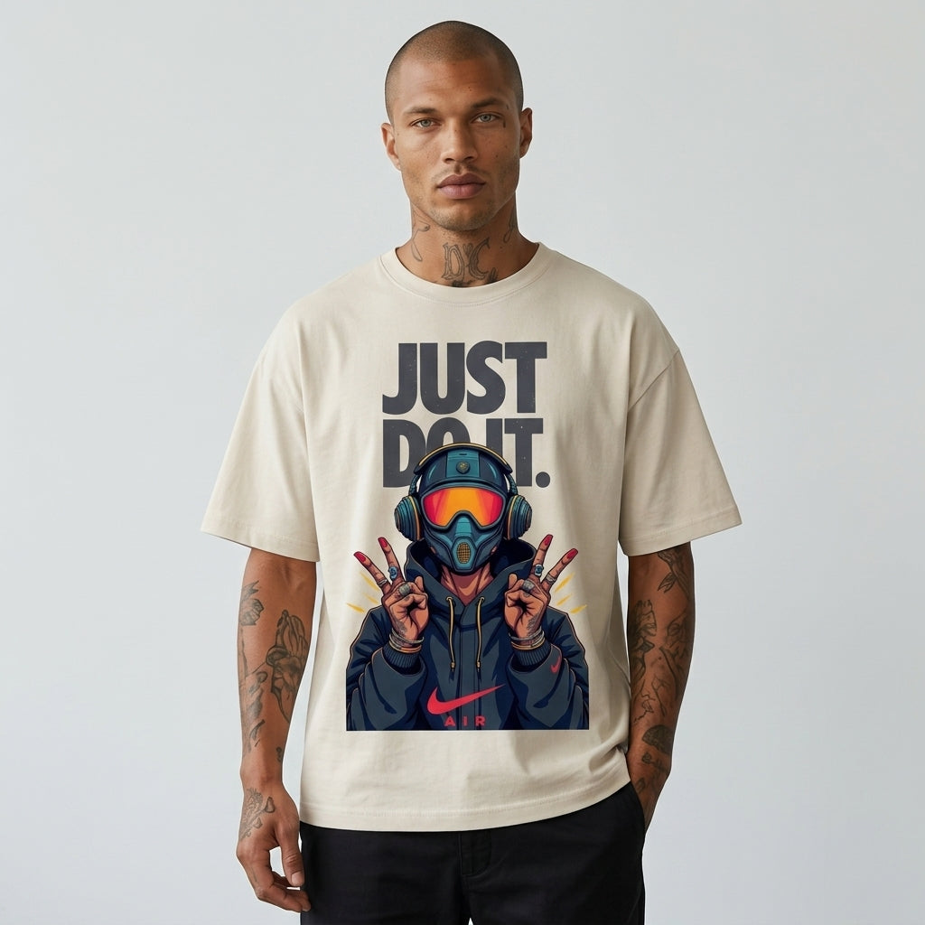 Just Do It Oversize Tişört