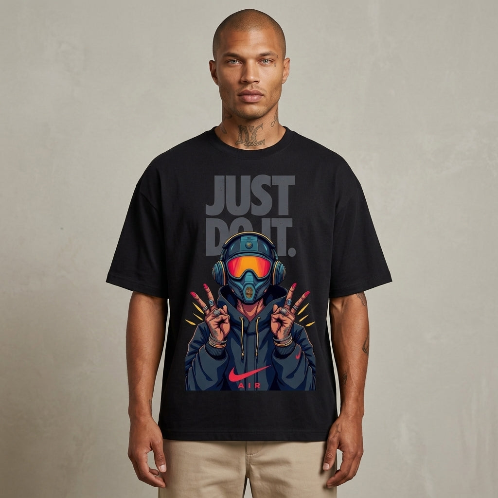 Just Do It Oversize Tişört
