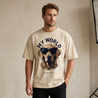 Dog World Oversize Tişört