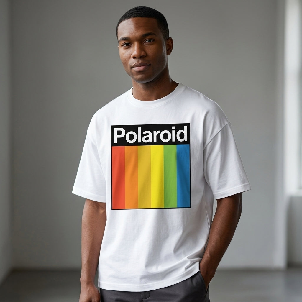 Polaroid Oversize Tişört