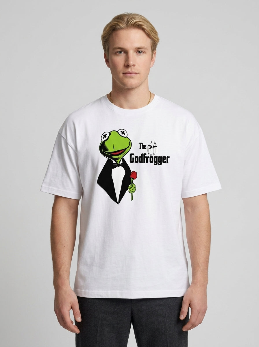 The Godfrogger Oversize Tişört
