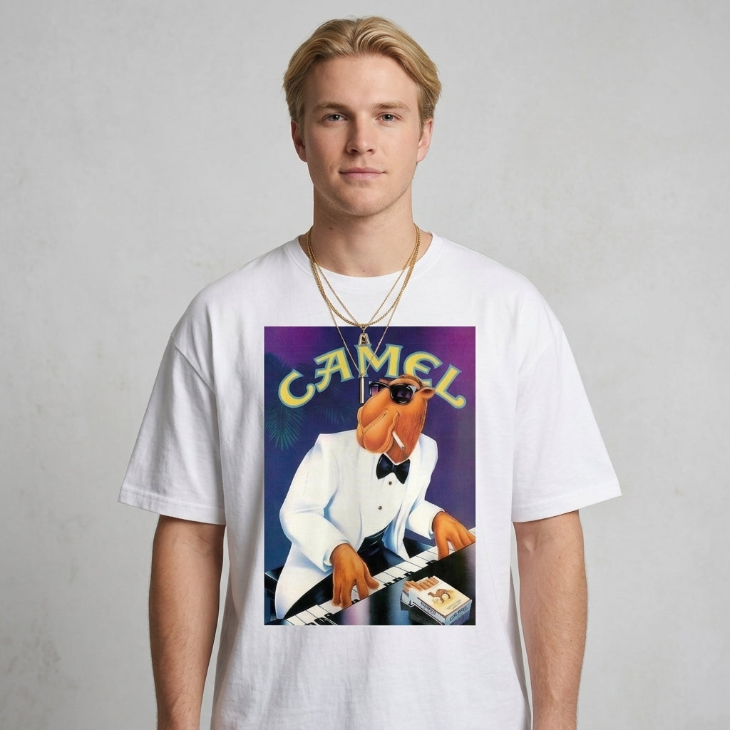 Camel Oversize Tişört