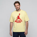 Just Do It Tomorrow Oversize Tişört