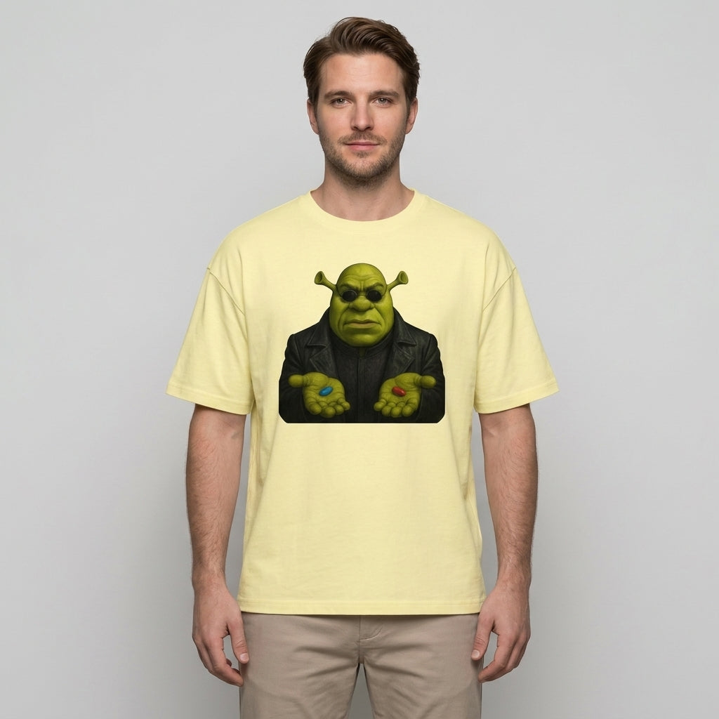 Shrek Matrix Oversize Tişört