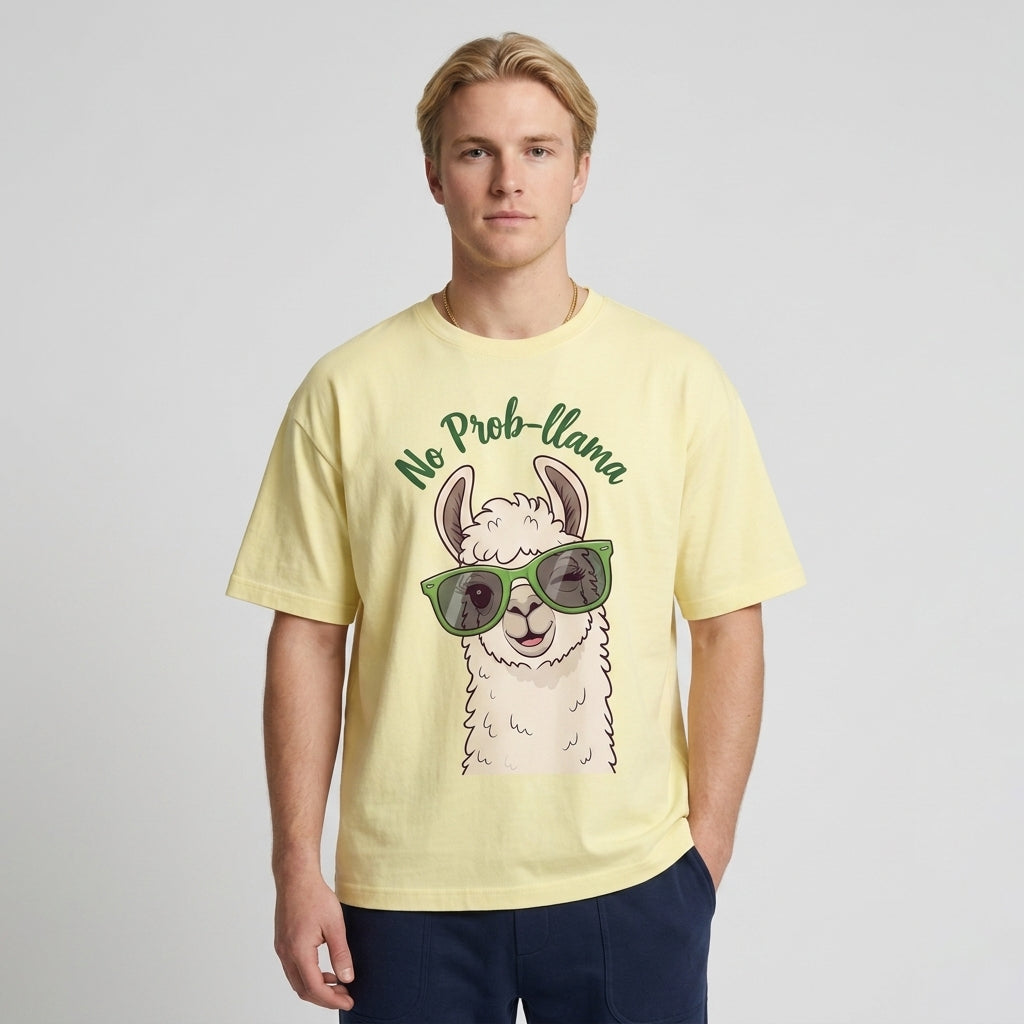 No Probllama Oversize Tişört