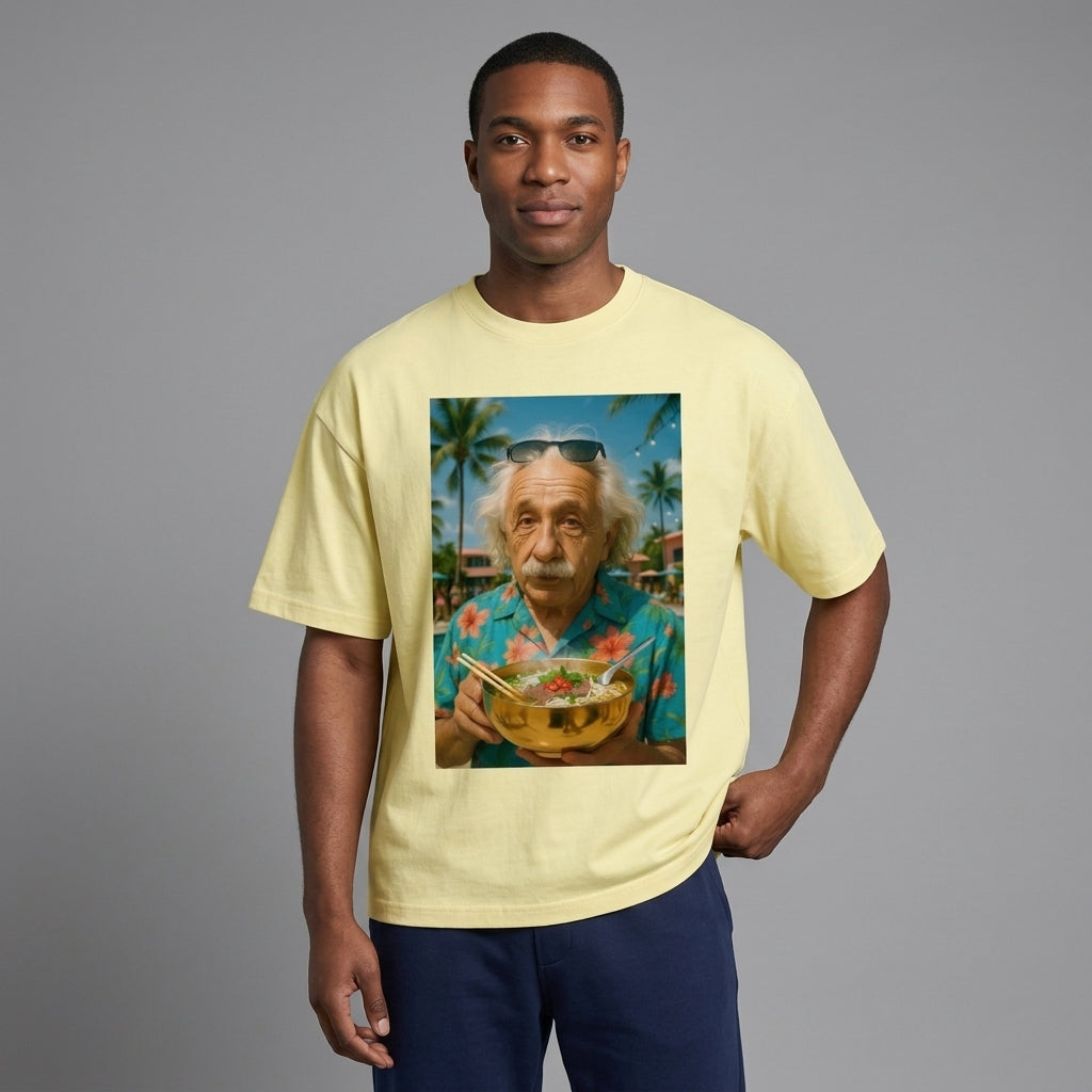 Einstein Oversize Tişört