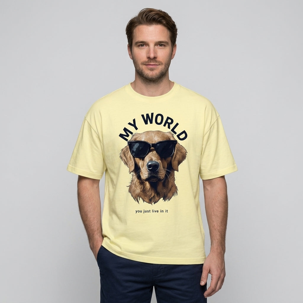 Dog World Oversize Tişört
